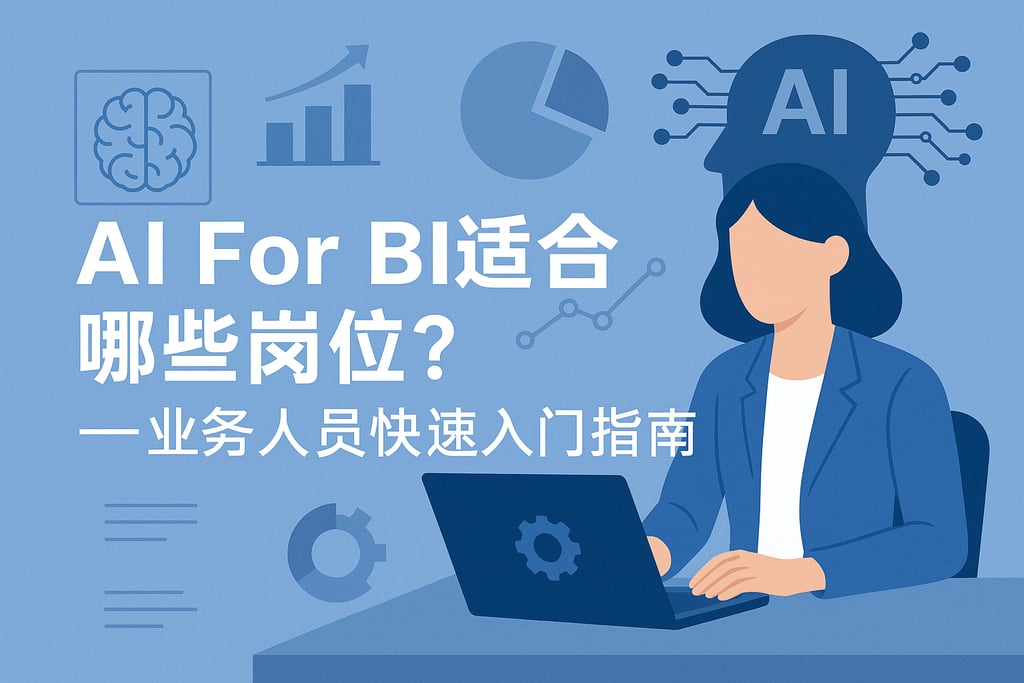 AI For BI适合哪些岗位？业务人员快速入门指南